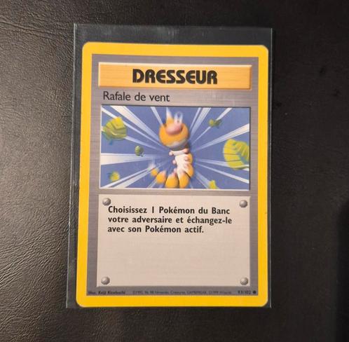 rafale de vent #93 set de base fr, Hobby en Vrije tijd, Verzamelkaartspellen | Pokémon, Zo goed als nieuw, Losse kaart, Foil, Ophalen of Verzenden