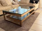 Design salontafel (23kt verguld)/ table (23ct gold plated), Huis en Inrichting, Tafels | Salontafels, Ophalen, 100 tot 150 cm