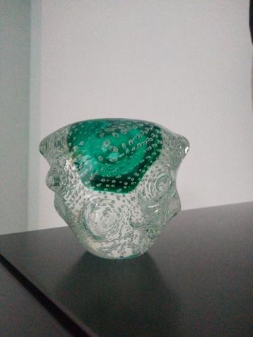 vintage design glas kaarshouder? Murano ? beschikbaar voor biedingen