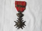 Medaille Oorlogskruis WO-I , met 1 Palm, Overige soorten, Ophalen of Verzenden, Lintje, Medaille of Wings