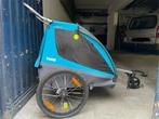 Fietskar Thule Coaster TX 2 blauw, Vélos & Vélomoteurs, Accessoires vélo | Remorques, Enlèvement