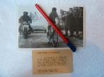 Ancienne Foto presse 1954 Bahamontes Tour de France Aubisque, Enlèvement ou Envoi, 1940 à 1960, Utilisé, Autres sujets/thèmes