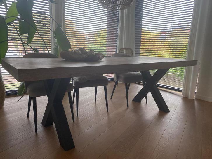 Ruime eettafel – direct beschikbaar, Huis en Inrichting, Tafels | Eettafels, Gebruikt, 100 tot 150 cm, 200 cm of meer, Vijf personen of meer