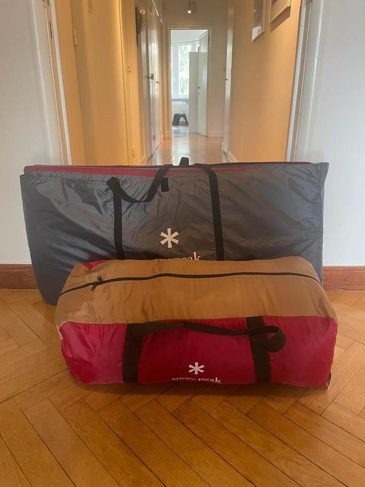 Snow Peak Amenity Dome L Tent+Mat Sheet Set, Caravans en Kamperen, Tenten, Zo goed als nieuw, Ophalen