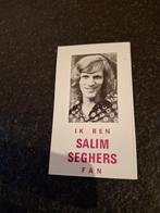 Vintage sticker Vlaamse artiest zanger Salim Seghers, Ophalen of Verzenden, Zo goed als nieuw, Film, Tv of Omroep