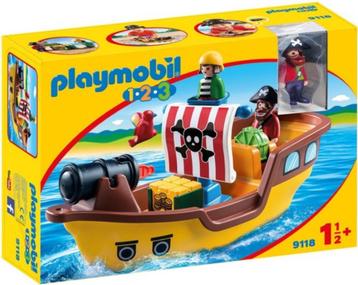 PLAYMOBIL 1.2.3. Piratenschip beschikbaar voor biedingen