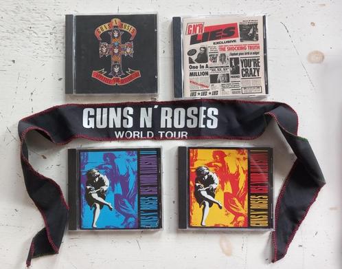 4 CD's van Guns 'n Roses en een world tour headband, Cd's en Dvd's, Cd's | Hardrock en Metal, Gebruikt, Ophalen