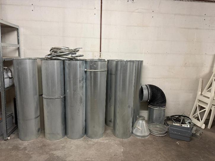 Complete ventilatieset Ø320 mm — 13,6 m + accessoires NIEUW, Bricolage & Construction, Ventilation & Extraction, Comme neuf, Ventilateur