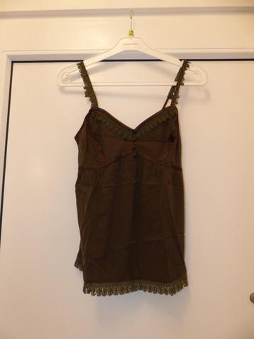 Top marron Essentiel Antwerp - taille 36, Sans manches, Enlèvement ou Envoi, Taille 36 (S), Comme neuf
