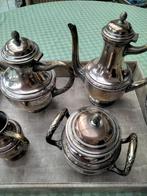 koffie en thee ensemble, deels zilver en koper, Ophalen