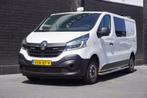 Renault Trafic 2.0 dCi 120PK L2 Dubbel Cabine EURO 6 - Airco, Renault, Wit, Te koop, Parkeersensor