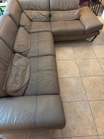 Hoeksalon calia italia (100% leder), Huis en Inrichting, Ophalen, Gebruikt, Leer