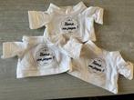 3 x t-shirt voor een beertje aan te doen, Enlèvement ou Envoi, Neuf