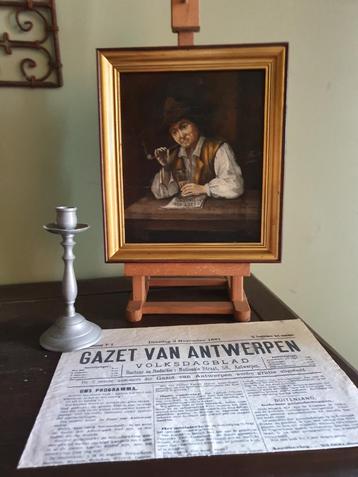 Schilderij, opstart Gazet Van Antwerpen  beschikbaar voor biedingen