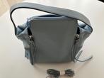 Lichtblauw handtasje, Handtassen en Accessoires, Tassen | Damestassen, Ophalen of Verzenden, Gebruikt, Blauw, Handtas