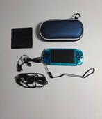 PSP 2000 Translucent blue shell 64GB, Met games, Overige kleuren, Ophalen of Verzenden, Zo goed als nieuw