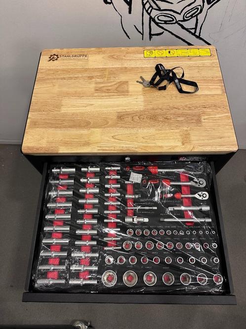 Charriot à outils stahlgruppe SG15, Doe-het-zelf en Bouw, Gereedschapskisten, Nieuw, Gevuld, Ophalen