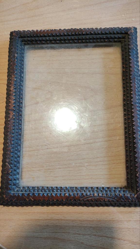 leuk kadertje in Tramp-art / folk-art, Antiek en Kunst, Curiosa en Brocante, Ophalen