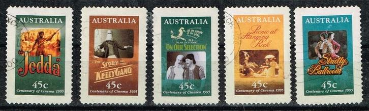Timbres-poste d'Australie - K 5412 - affiches de films, Timbres & Monnaies, Timbres | Océanie, Affranchi, Envoi