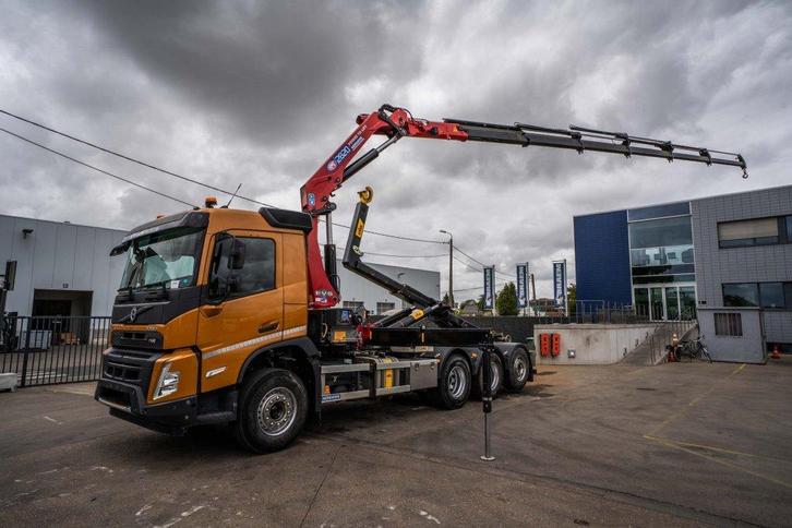 Volvo FMX 430-8x4+HMF 2820/6xhydr. (bj 2021), Auto's, Vrachtwagens, Bedrijf, Te koop, Airconditioning, Elektrische ramen, Navigatiesysteem