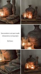 Decoratieve set met oude elementen., Ophalen of Verzenden, Zo goed als nieuw