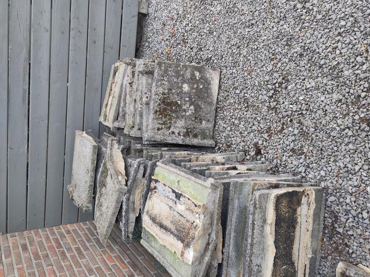 betonnen dekstenen, Doe-het-zelf en Bouw, Metselstenen, Gebruikt, Ophalen