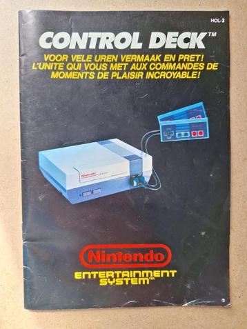 Handleiding voor de Nintendo NES Control Deck-console beschikbaar voor biedingen