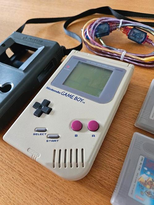 Game Boy Classic incl. toebehoren, Consoles de jeu & Jeux vidéo, Consoles de jeu | Nintendo Game Boy, Utilisé, Game Boy Classic