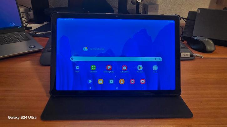 Samsung Galaxy A7 tablet, Computers en Software, Android Tablets, Gebruikt, Wi-Fi, 10 inch, 32 GB, Gps, Uitbreidbaar geheugen