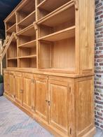 Teak xxl boekenkast/bibliotheekkast GRATIS LEVERING, Ophalen of Verzenden, Zo goed als nieuw