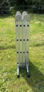 Aluminium vouw- en trapladders , 3 stuks, 2 tot 4 meter, Ladder, Gebruikt, Opvouwbaar of Inschuifbaar