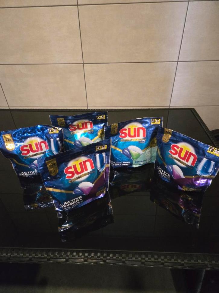 120 Capsules Lave-vaisselle Sun, Electroménager, Lave-vaisselle, Enlèvement ou Envoi