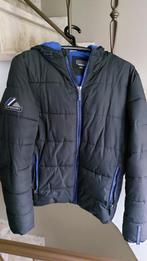 Winterjas SuperDry maat S, Kleding | Heren, Jassen | Winter, Zwart, SuperDry, Ophalen of Verzenden, Gedragen