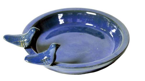 VOGELBAD ROND BLUE GROOT Nieuw, Tuin en Terras, Vogelhuisjes en Vogelbaden, Nieuw, Ophalen of Verzenden