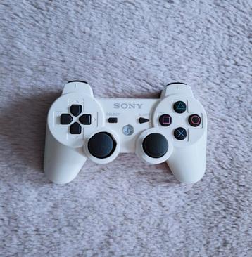 PS3 Dualshock 3 witte controller met zes assen beschikbaar voor biedingen