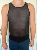 Bershka mesh shirt zwart maat Small, Zwart, Ophalen of Verzenden, Zo goed als nieuw, Bershka