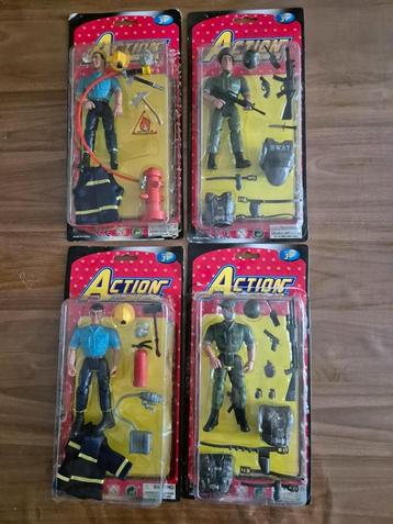 4 Figurines vintage Action Man beschikbaar voor biedingen