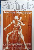 Jérôme Mesnager - affiche de l'exposition Art jingle, Ophalen of Verzenden