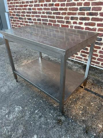 Table professionnelle en inox - solide - 110x70x90cm beschikbaar voor biedingen