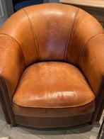 Schapenleder club zetel joris, Huis en Inrichting, Fauteuils, Ophalen, Gebruikt, Leer