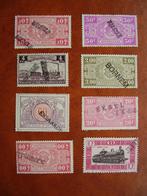 Naamstempels op spoorwegzegels / Belsele, Bornem, ..., Timbres & Monnaies, Sans gomme, Affranchi, Envoi