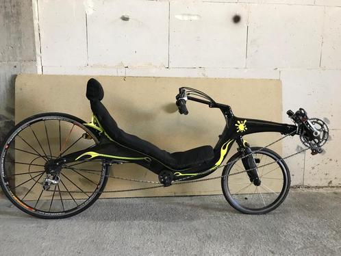 Velokraft VK2 Carbon taille L, Fietsen en Brommers, Fietsen | Ligfietsen, Gebruikt, Overige merken, Bovenstuur, Ophalen