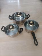2 petites marmites et 1 casserole MEGA KOCHER, Enlèvement, Comme neuf
