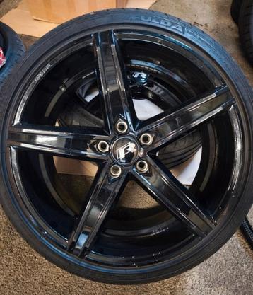 4 jantes 19'' 5/112 MAM + Pneu Fulda. beschikbaar voor biedingen