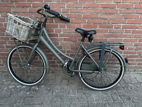 ‍Cortina u4 24 inch transport fiets matt groen echt mooi!, Fietsen en Brommers, Overige Fietsen en Brommers, Zo goed als nieuw