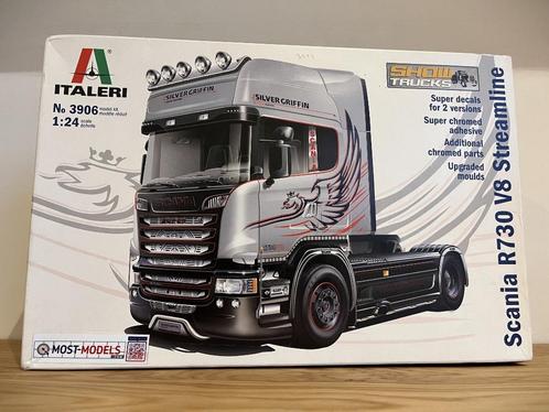 Italeri 1/24 Scania R730 StreamLine Silver Griffin, Hobby en Vrije tijd, Modelbouw | Auto's en Voertuigen, Nieuw, Truck, Groter dan 1:32