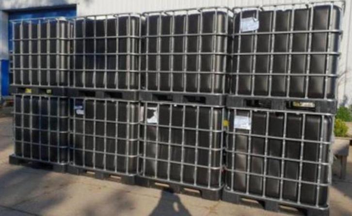 GERENOVEERDE IBC 1000l cubi tanktank (oorsprong van voedsel), Tuin en Terras, Regentonnen, Zo goed als nieuw, Metaal