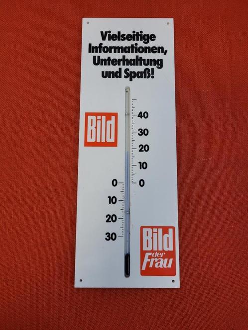 reclamethermometer plexiglas bild der frau, Verzamelen, Merken en Reclamevoorwerpen, Gebruikt, Reclamebord, Ophalen of Verzenden