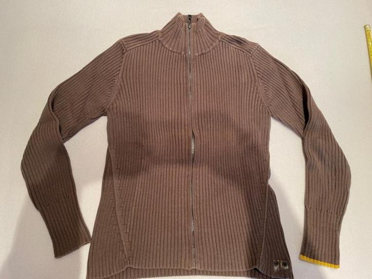 Bruine cardigan G-star maat M, Kleding | Dames, Truien en Vesten, Gedragen, Maat 38/40 (M), Bruin, Ophalen of Verzenden