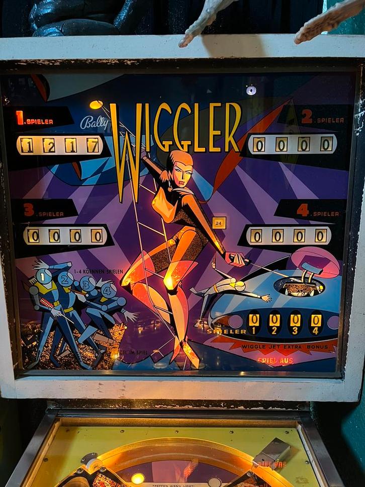 flipperkast the wiggler, Collections, Machines | Flipper (jeu), Utilisé, Mécanique, Bally, Enlèvement